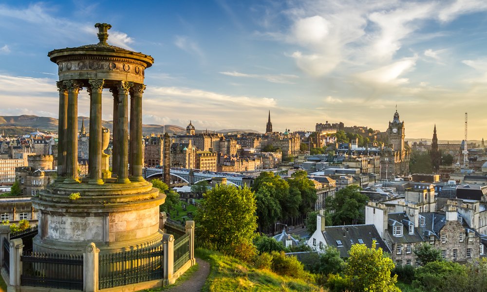 Famous Edinburgh view