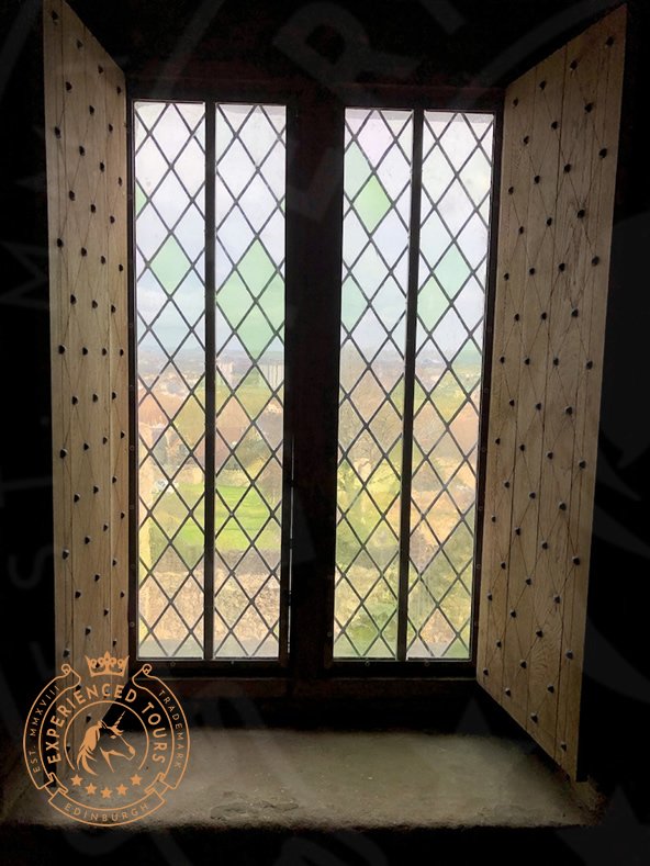 Craigmillar Castle window view