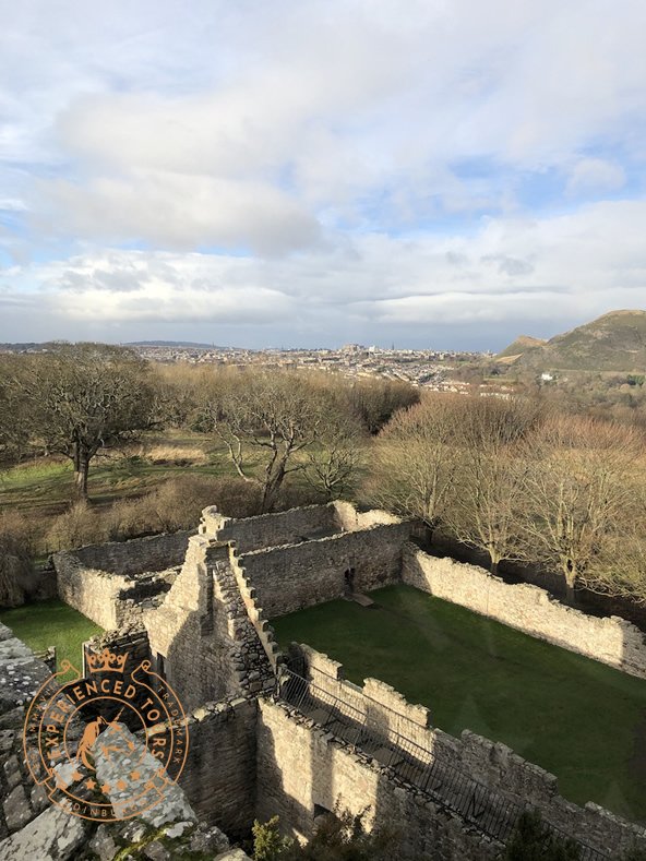 View from Craigmillar Castle over Edinburgh