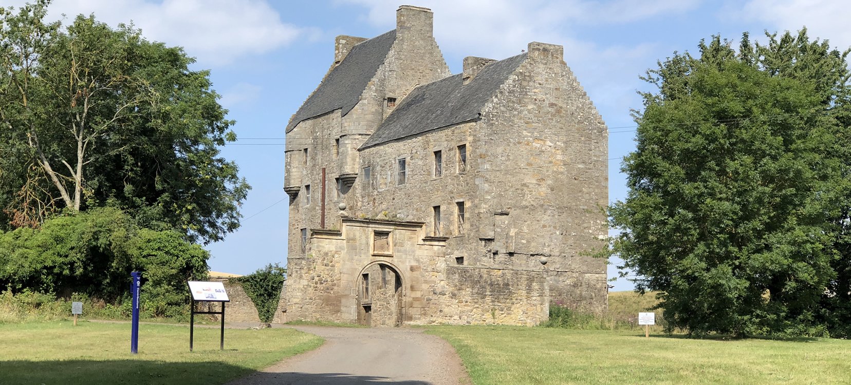 Midhope Castle near Edinburgh, used as the set for Lallybroch in The Outlander TV series