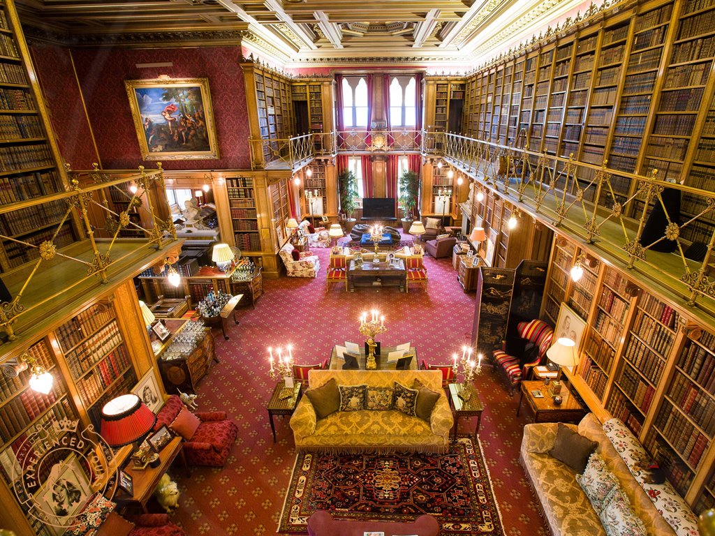 The Library at Alnwick Castle