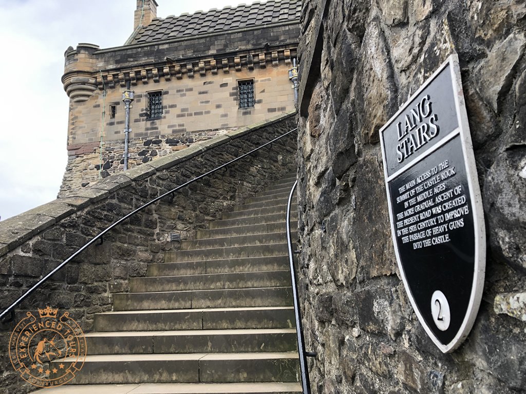 The Lang Stairs at Edinburgh Castle