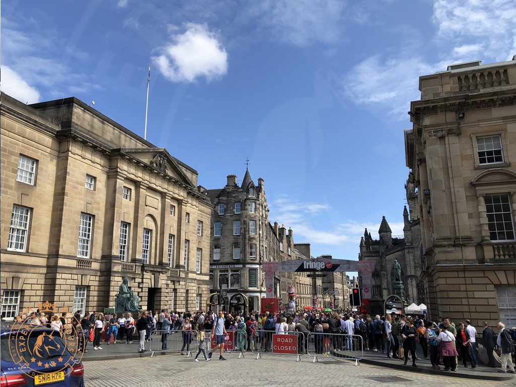 The Edinburgh Fringe Festival on Royal Mile