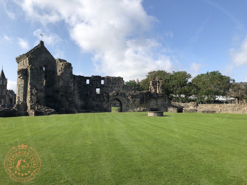 Looking back towards the Archbishops lodgings at St Andrews Castle