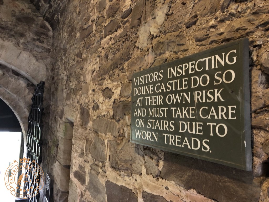 Old Works sign at Doune Castle