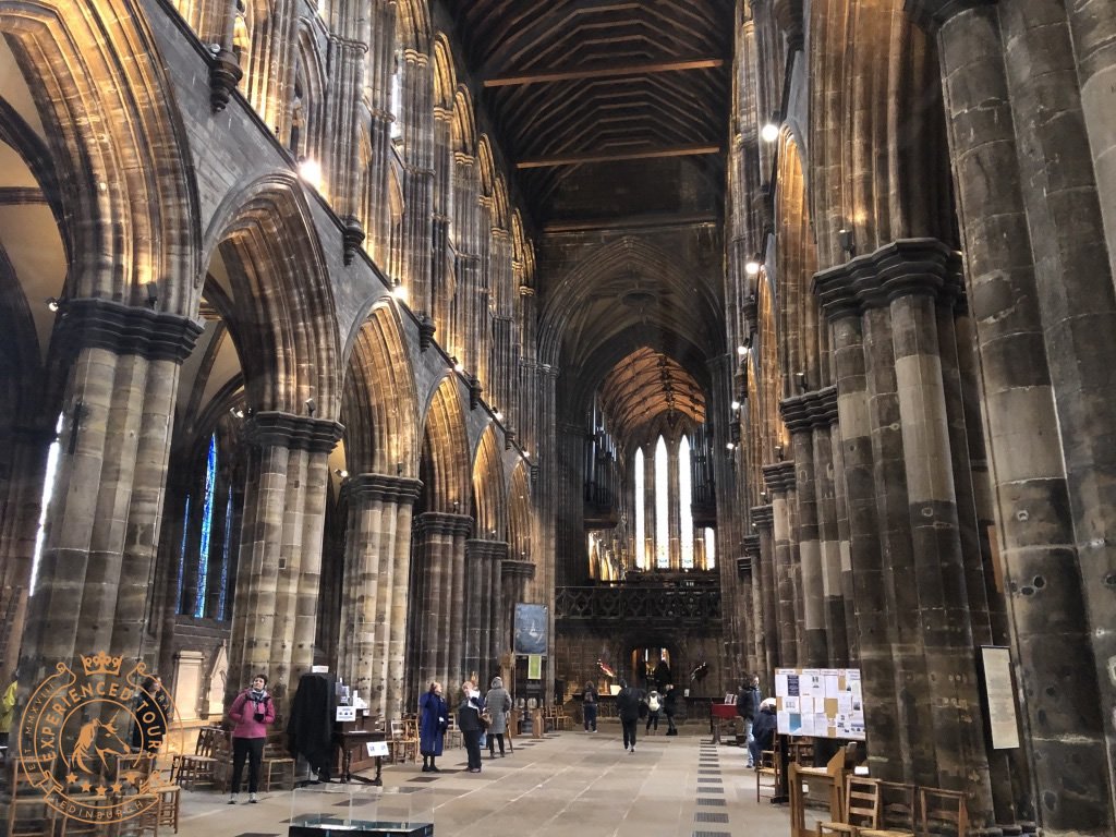 The nave at Glasgow Cathedral