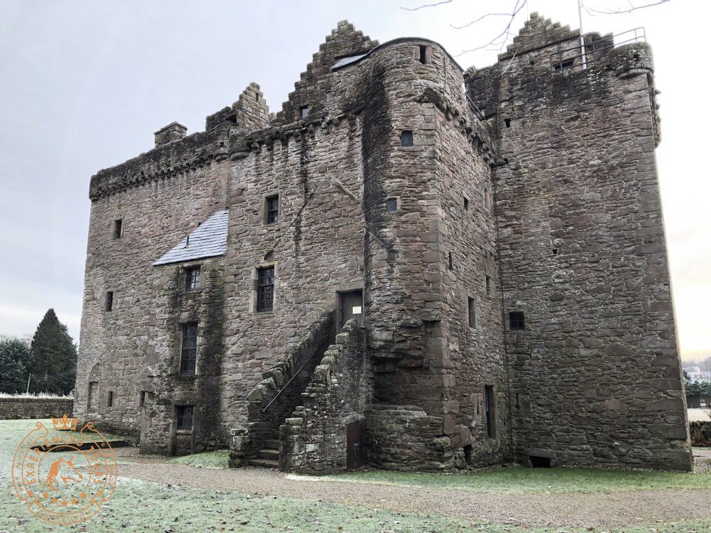 North Facade at Huntingtower Castle