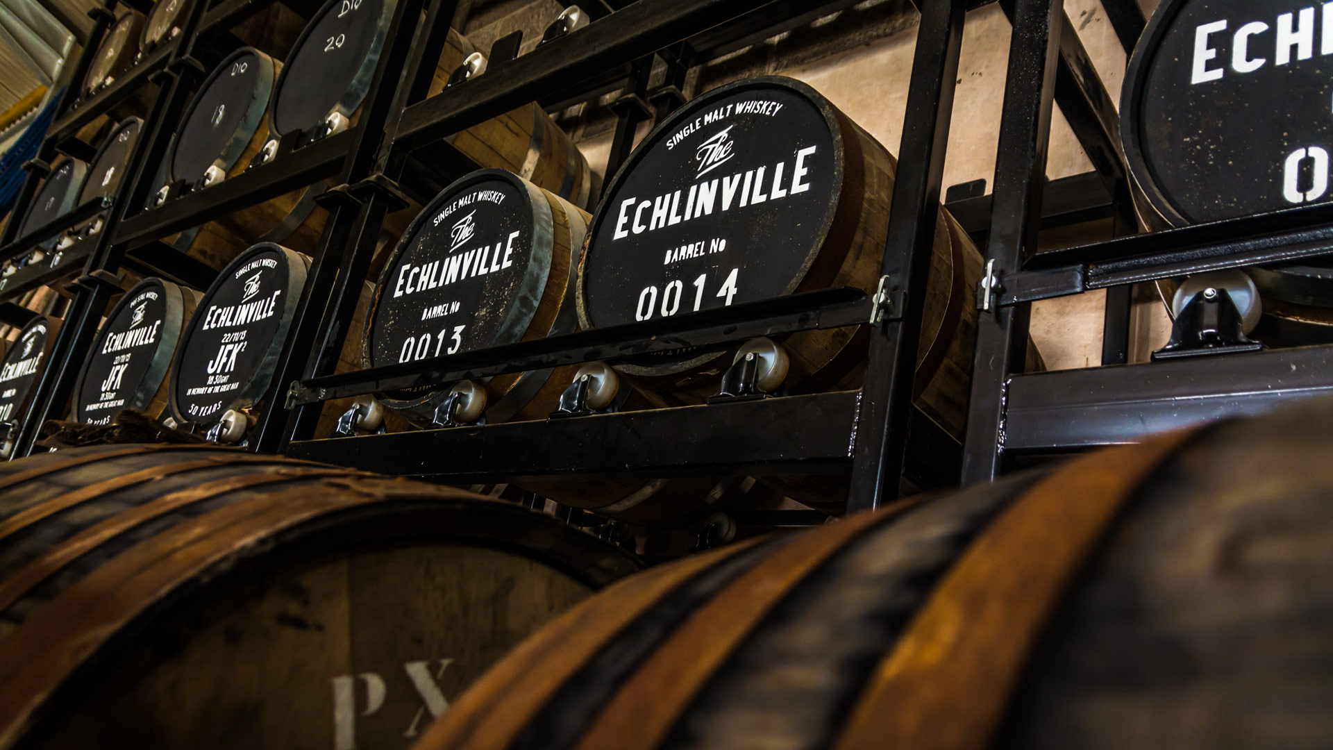 Echlinville Distillery barrels
