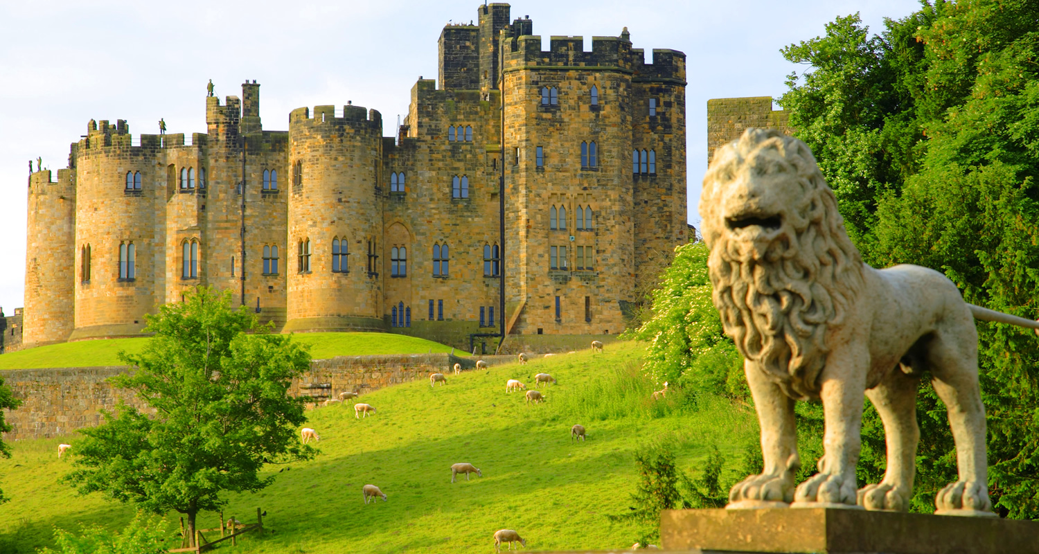 Alnwick Castle in Northumberland