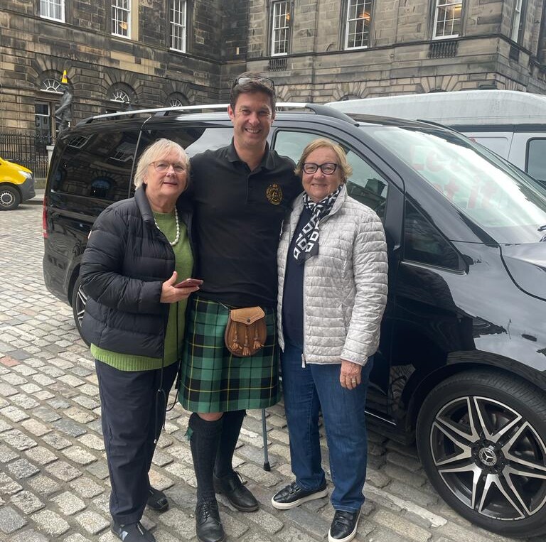 Tour guide Ben in Edinburgh