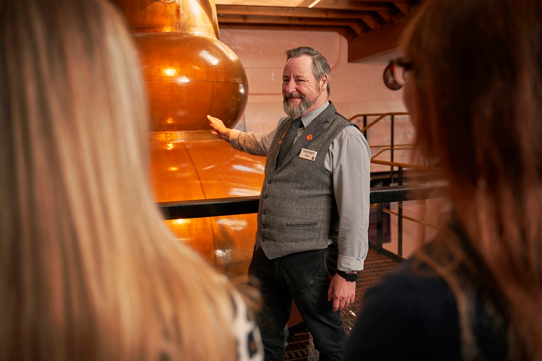 The tour at Glenturret Distillery