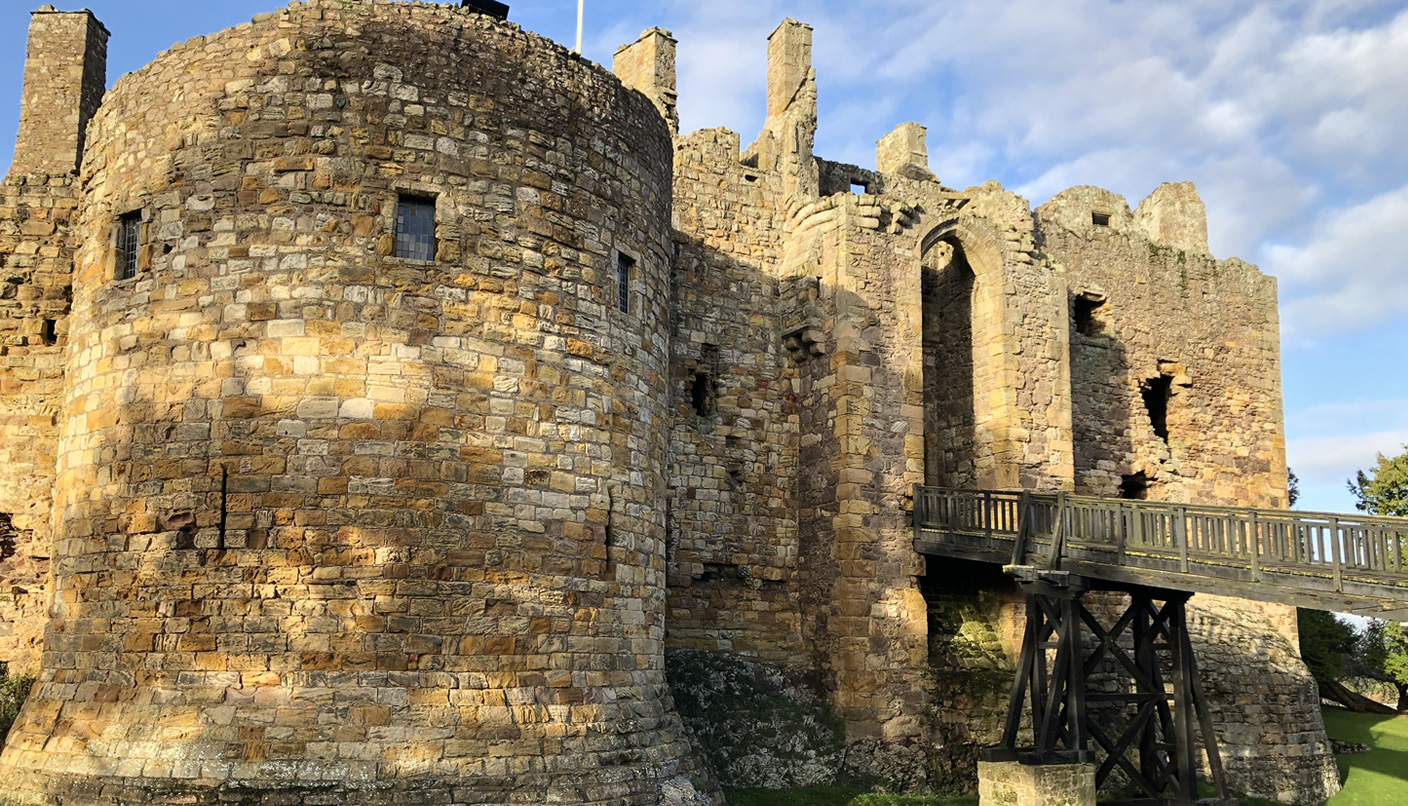 Dirleton Castle Curtain Wall