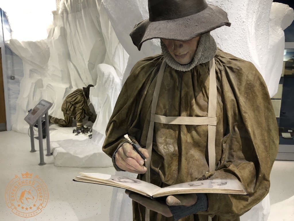 Antarctic exploration scene Antarctic exploration scene