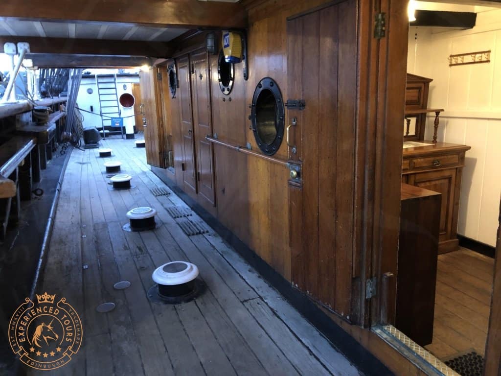 RRS Discovery teak deck RRS Discovery teak deck