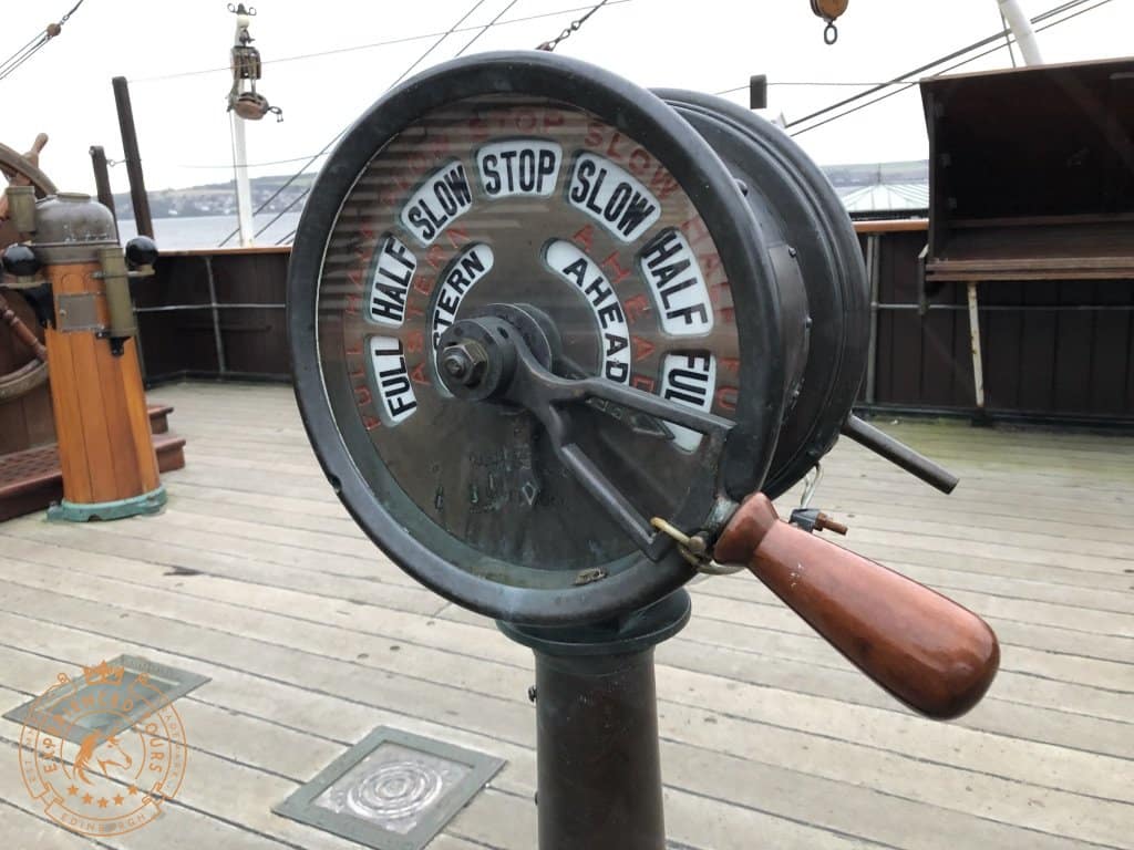 RRS Discovery engine order telegraph RRS Discovery engine order telegraph