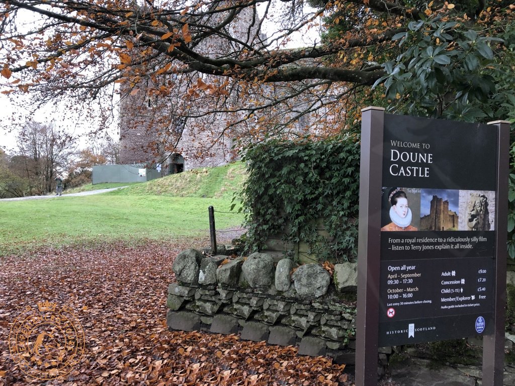 Doune Castle that is used for Castle Leoch in Outlander