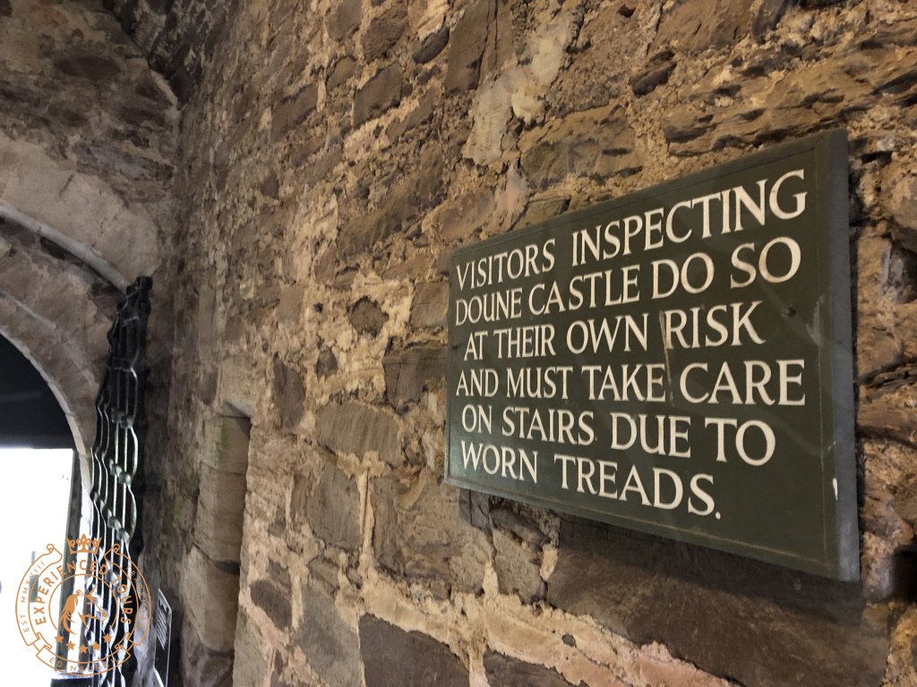 Doune Castle sign