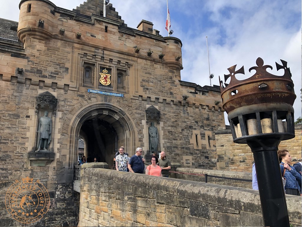 The main Entrance to Edinburgh Castle