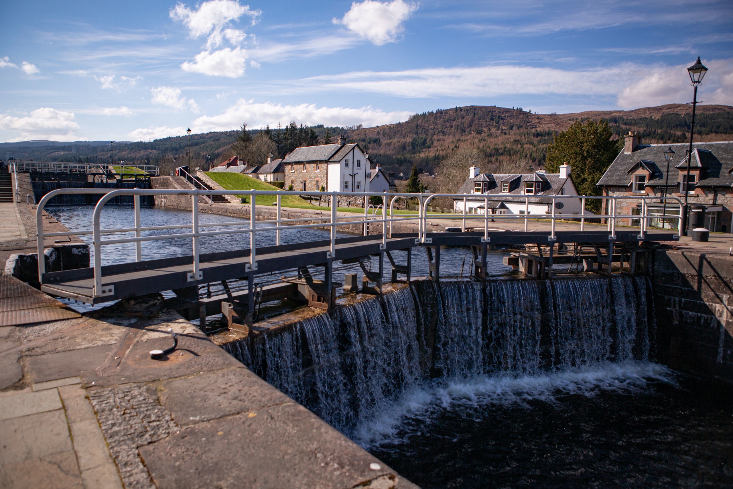 Canal locks in Fort Augustus