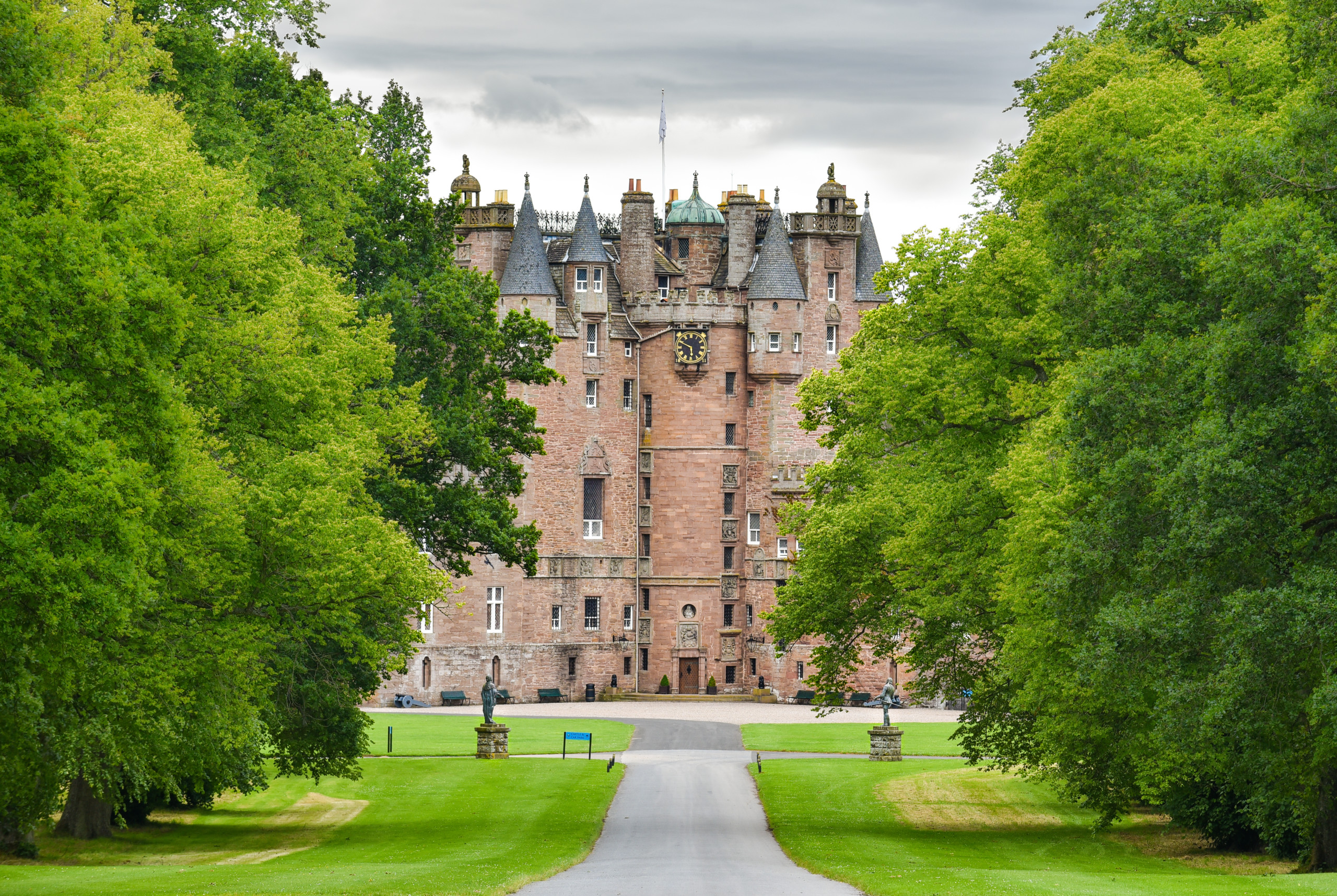 Glamis Castle in Tayside