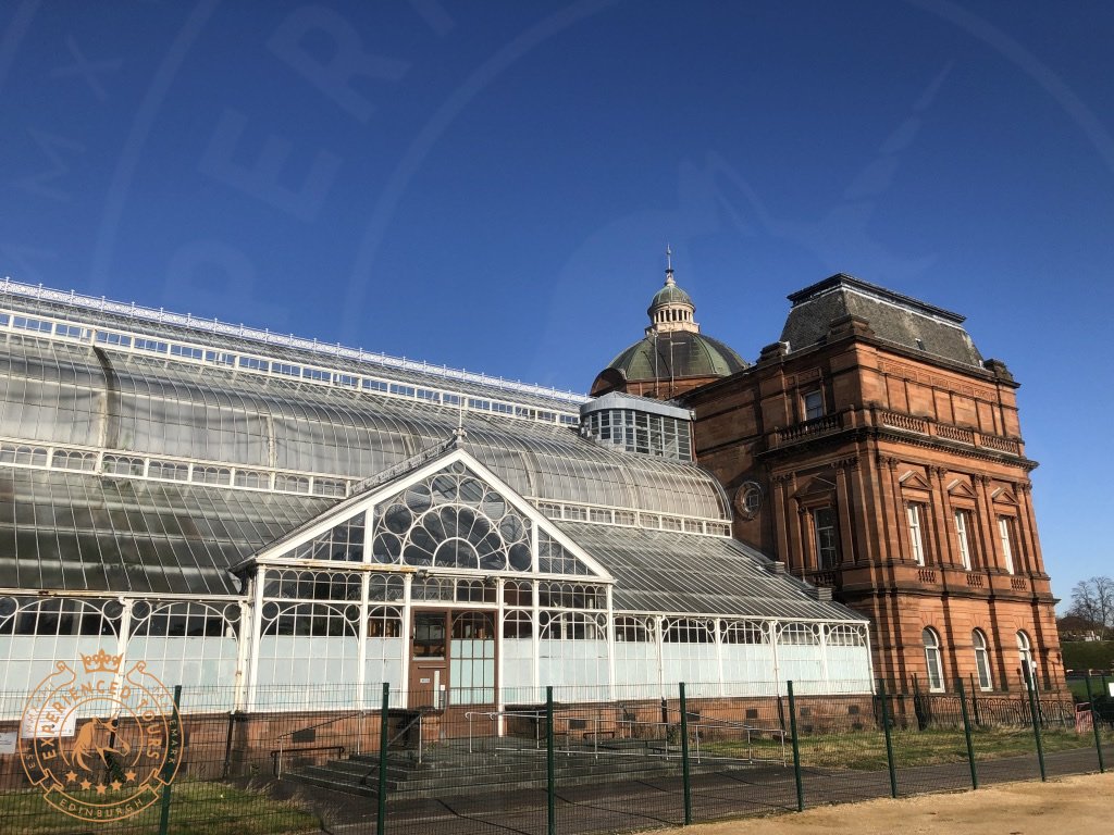 Glasshouse behind The People's Palace