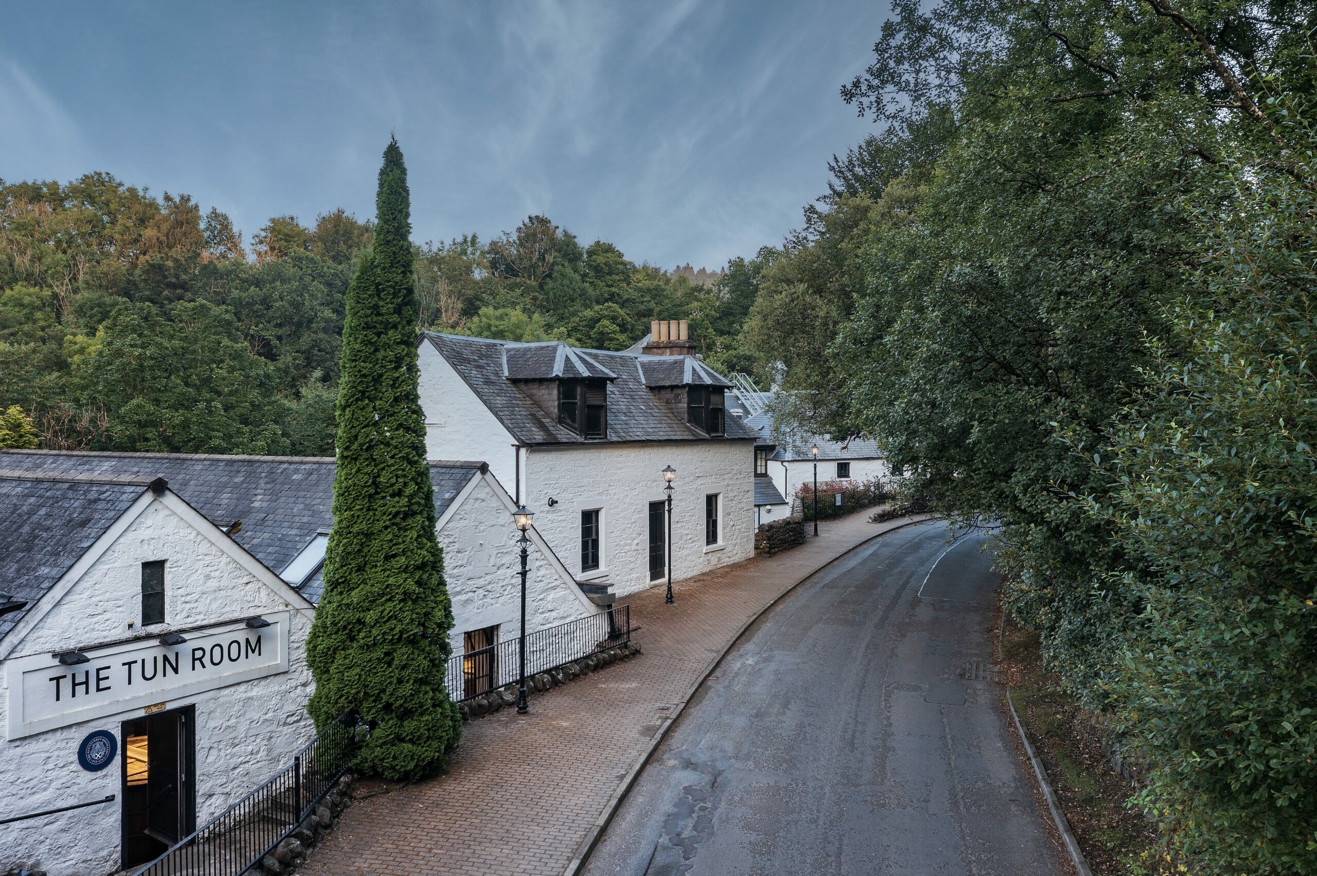 Exterior of Glenturret Distillery