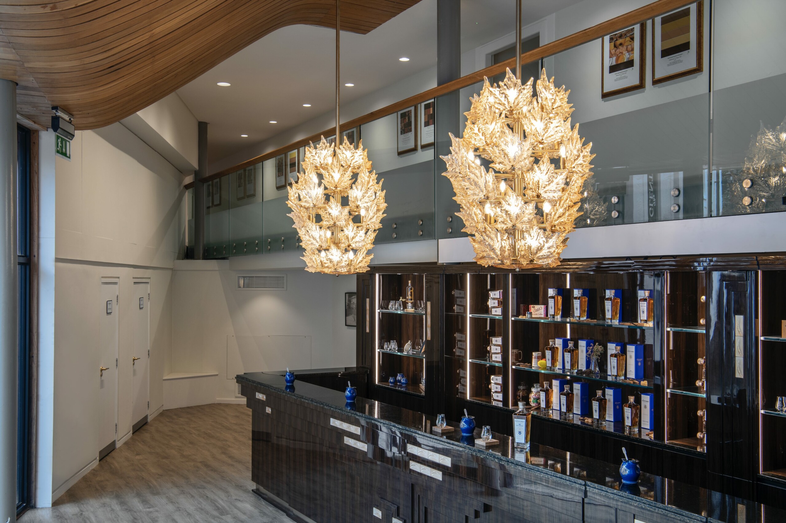 Glenturret Distillery whisky tasting room