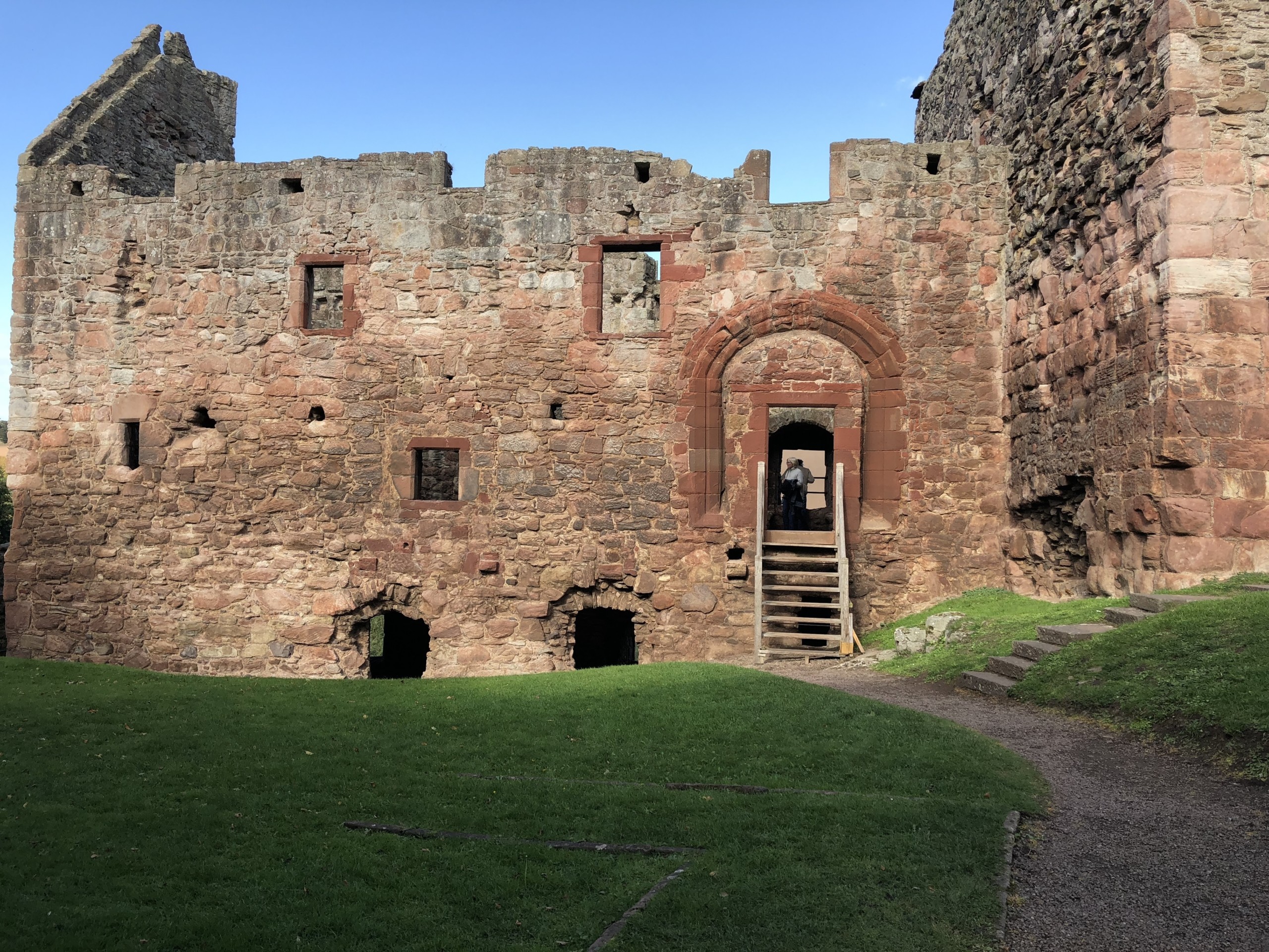 Hailes Castle in East Lothian