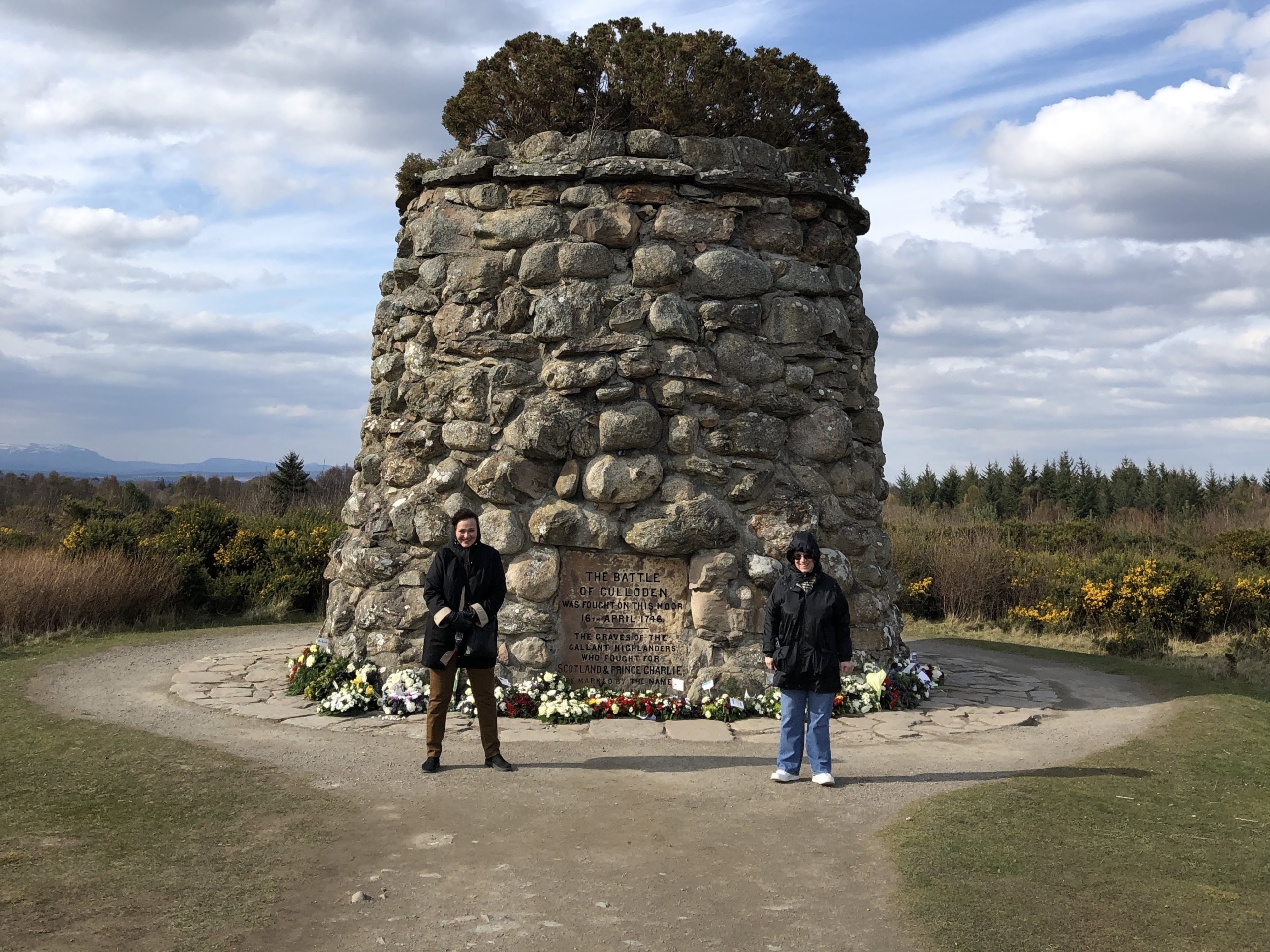 The Cairn at Culloden Battlefield