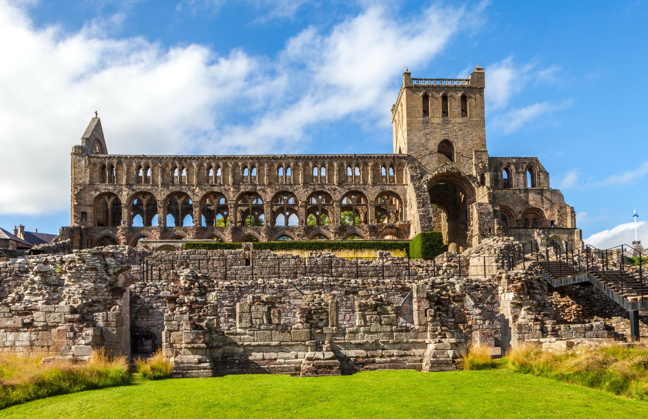 Jedburgh Abbey in the Scottish Borders