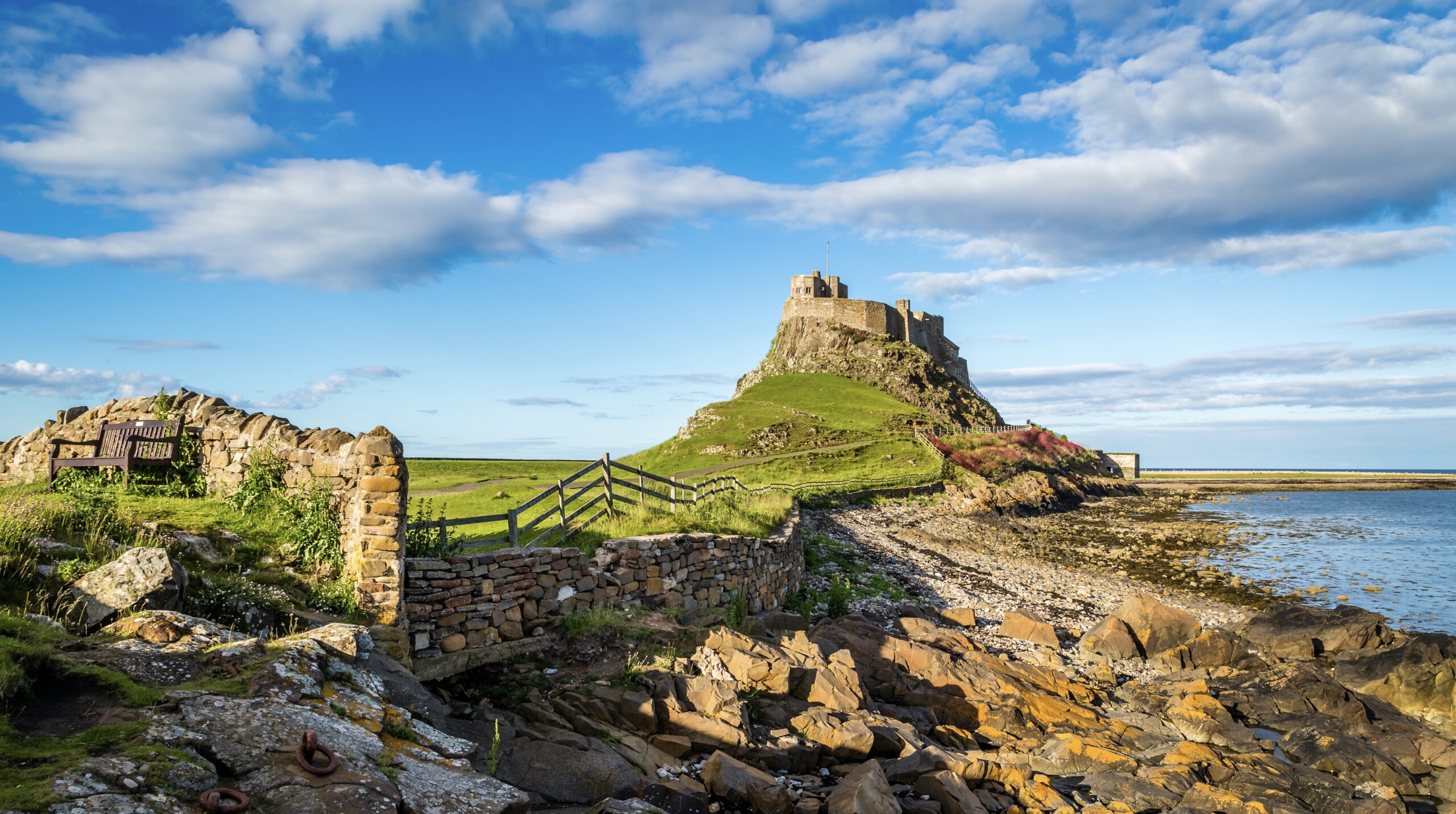 Lindisfarne Castle on Holy Island