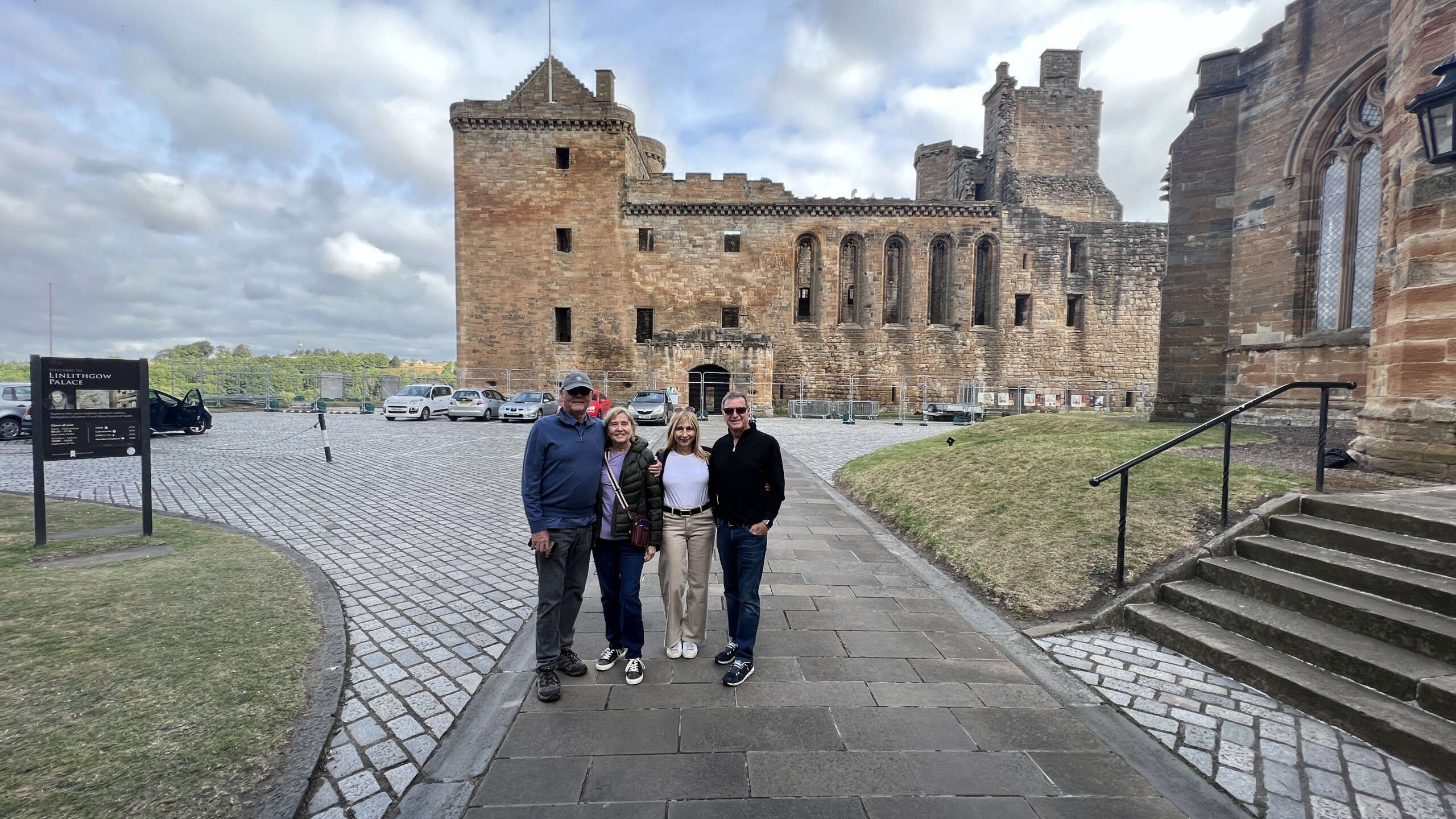 Linlithgow Palace is the stand in for Wentworth Prison