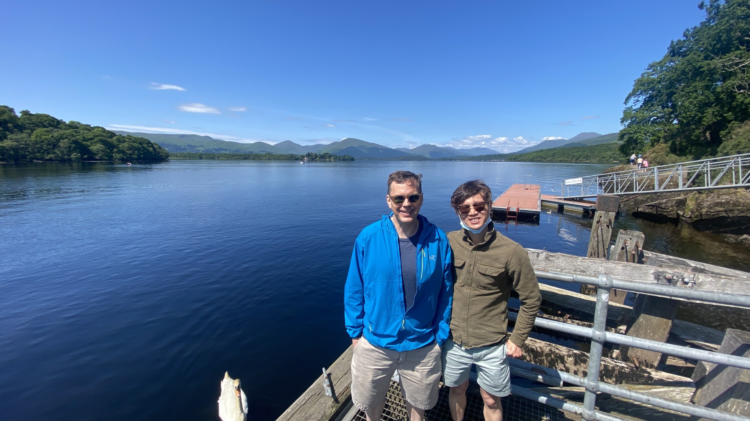 The view over Loch Lomond with private tour clients
