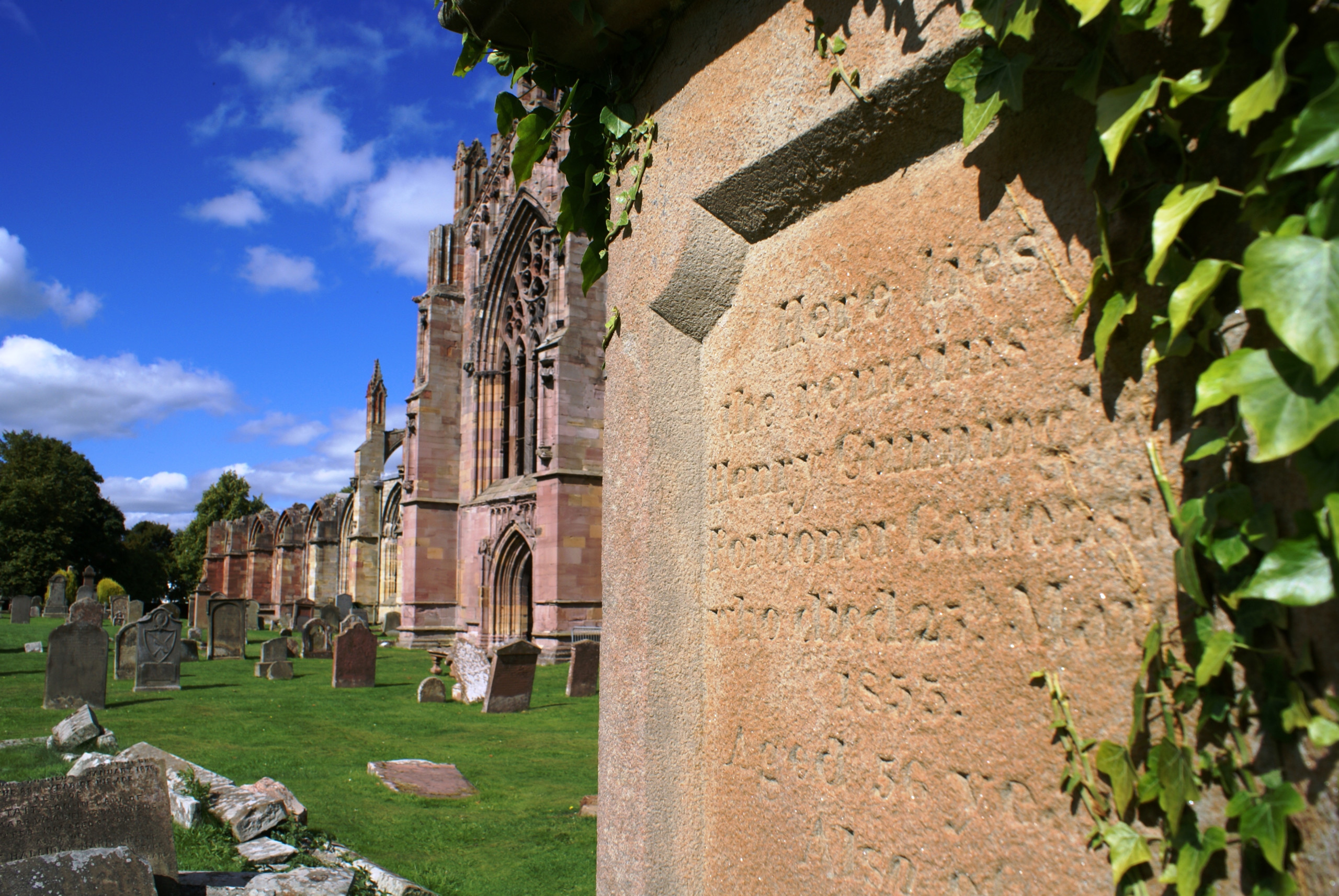 Melrose Abbey, Scottish Borders