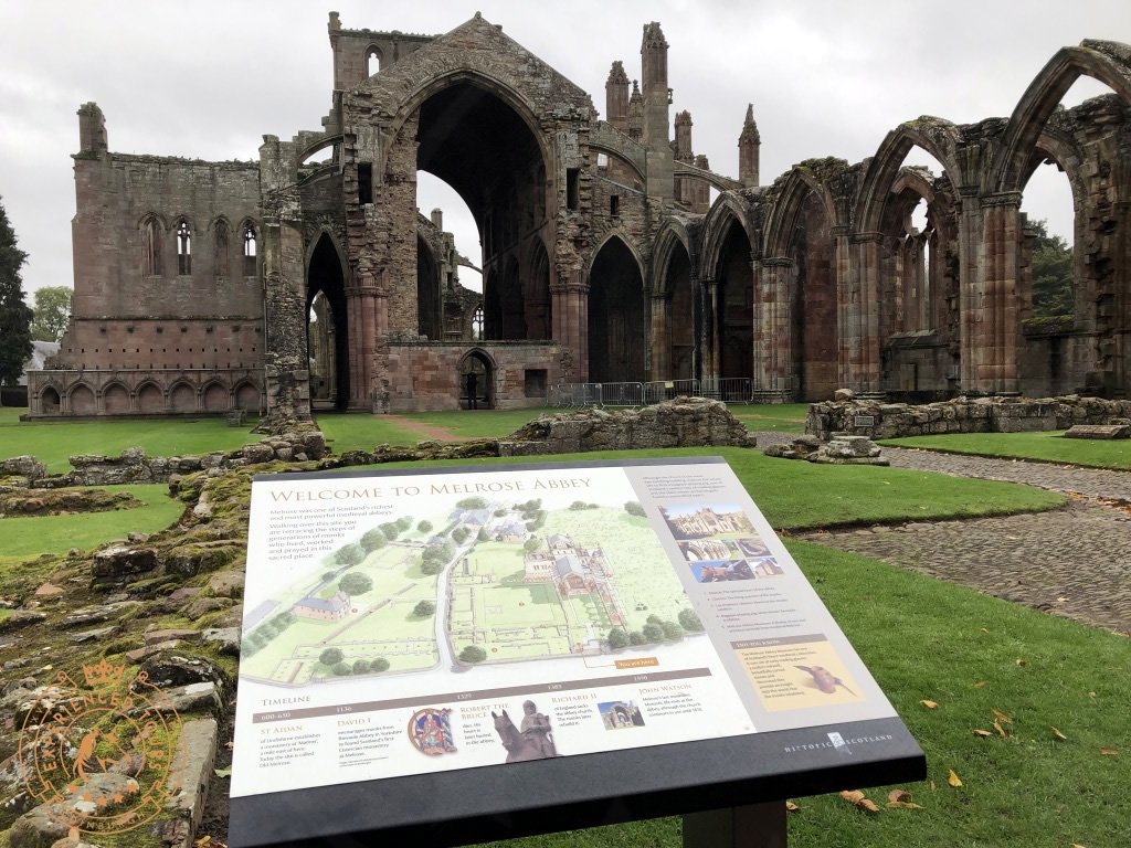Melrose Abbey Entrance