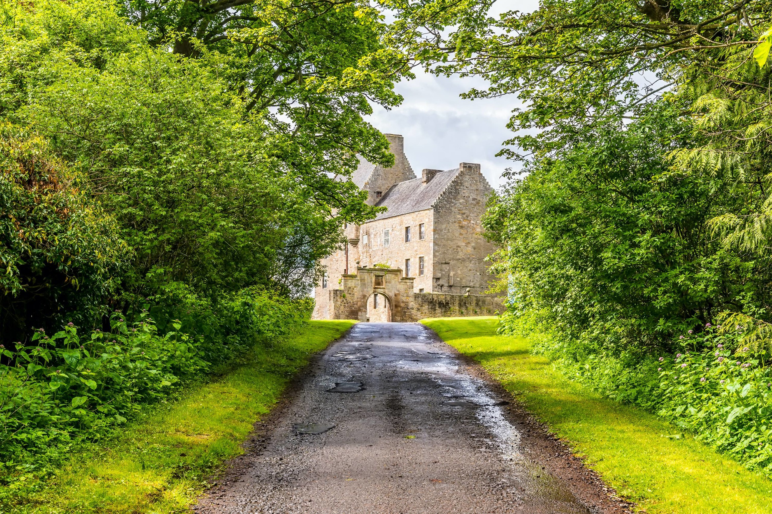 Midhope Castle in the Hopetoun Estate