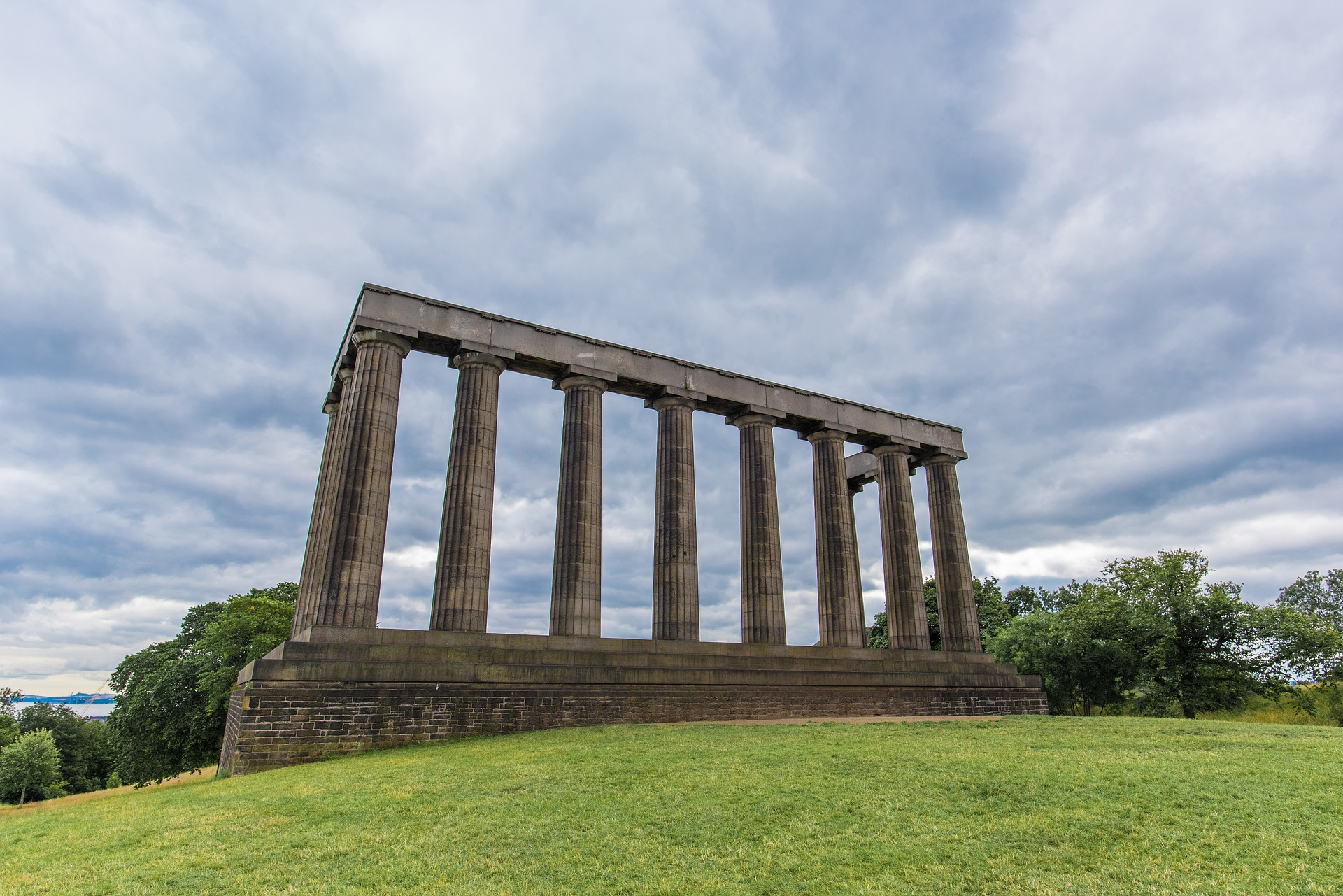 National Monument of Scotland on Calton Hill