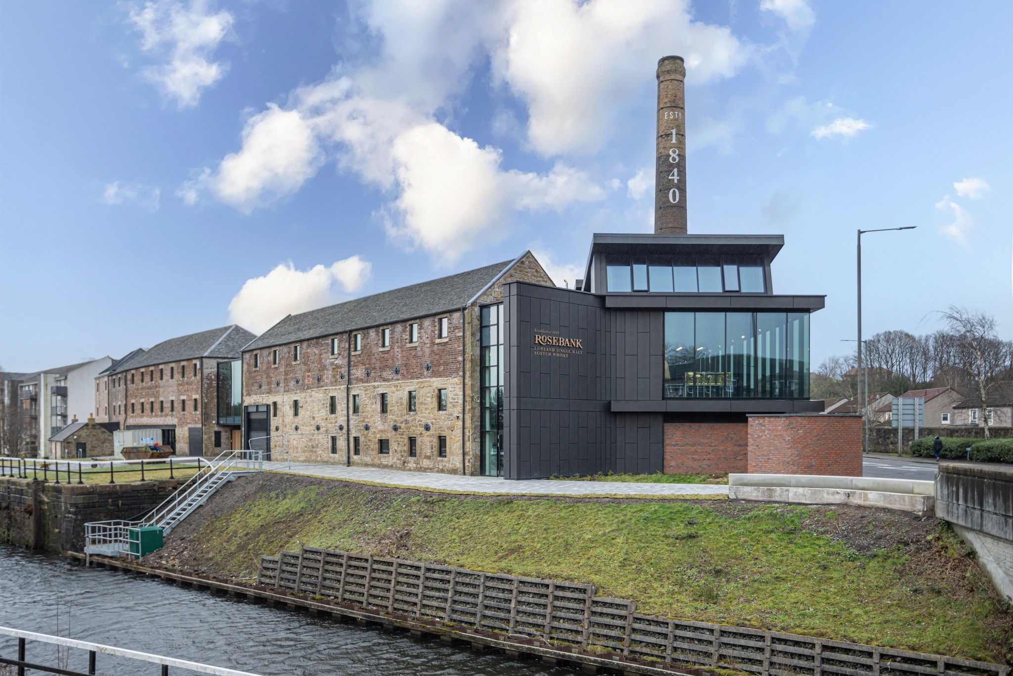 Rosebank Distillery in Falkirk