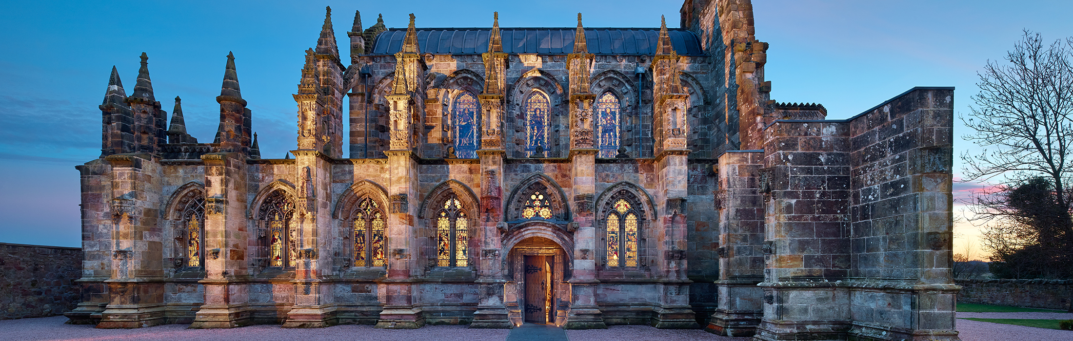 Exterior of Rosslyn Chapel