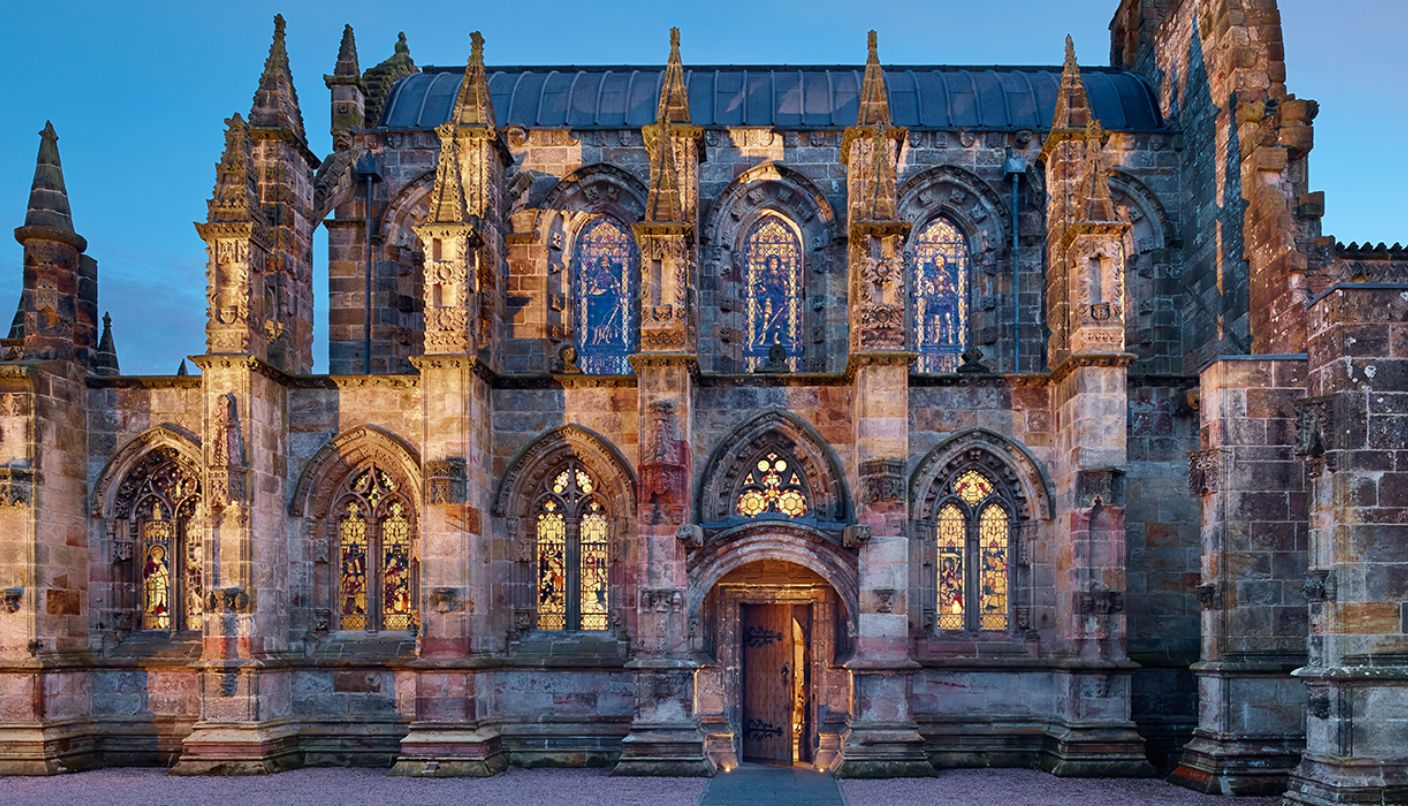 Rosslyn Chapel just outside Edinburgh