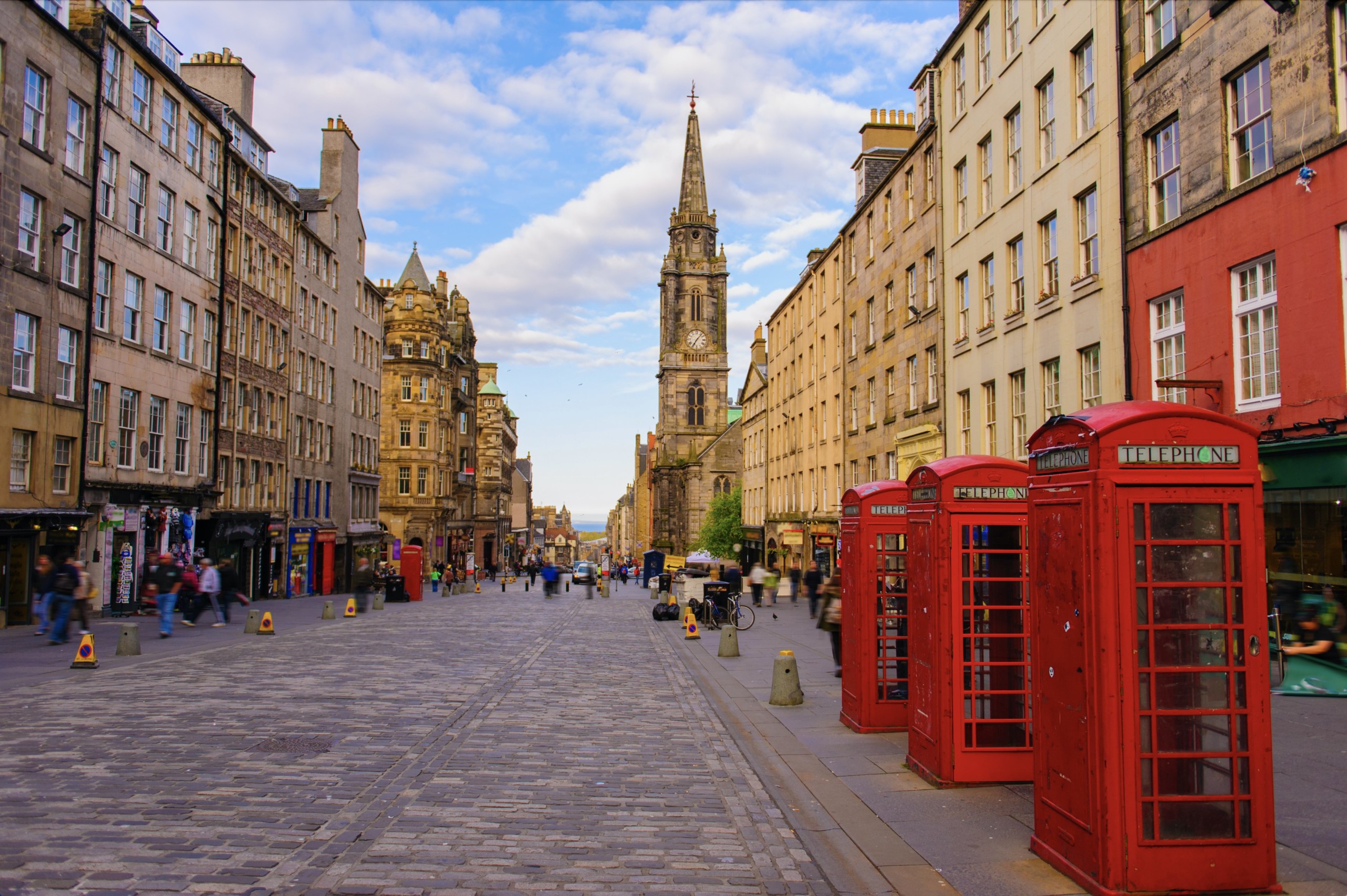 The Royal Mile in Edinburgh