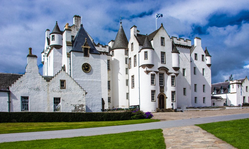 Blair Castle in Highland Perthshire