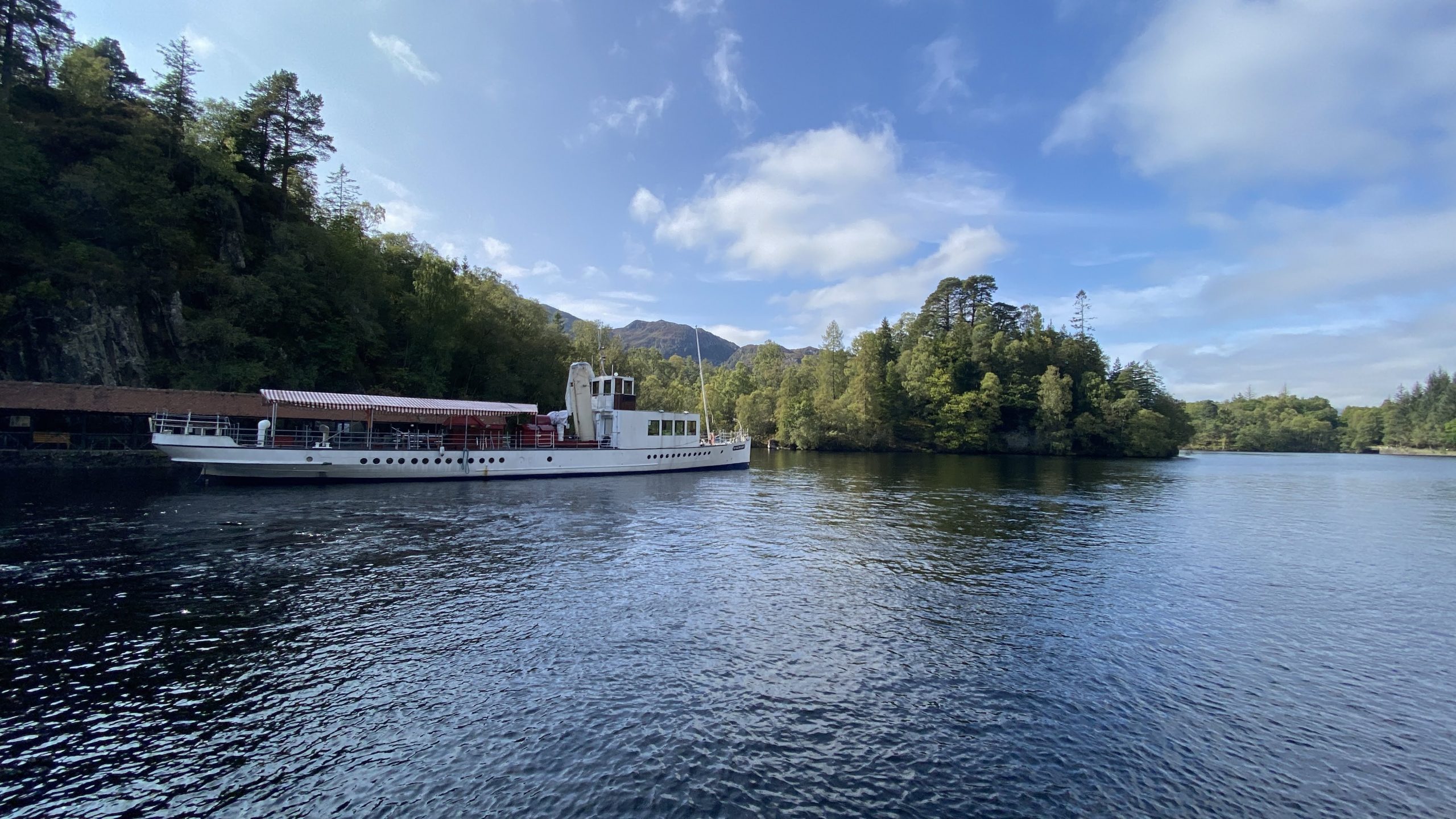 Steamship Sir Walter Scott on Loch Katrine