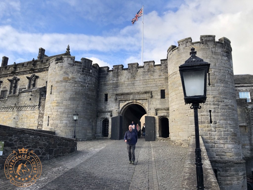 Entering Stirling Castle