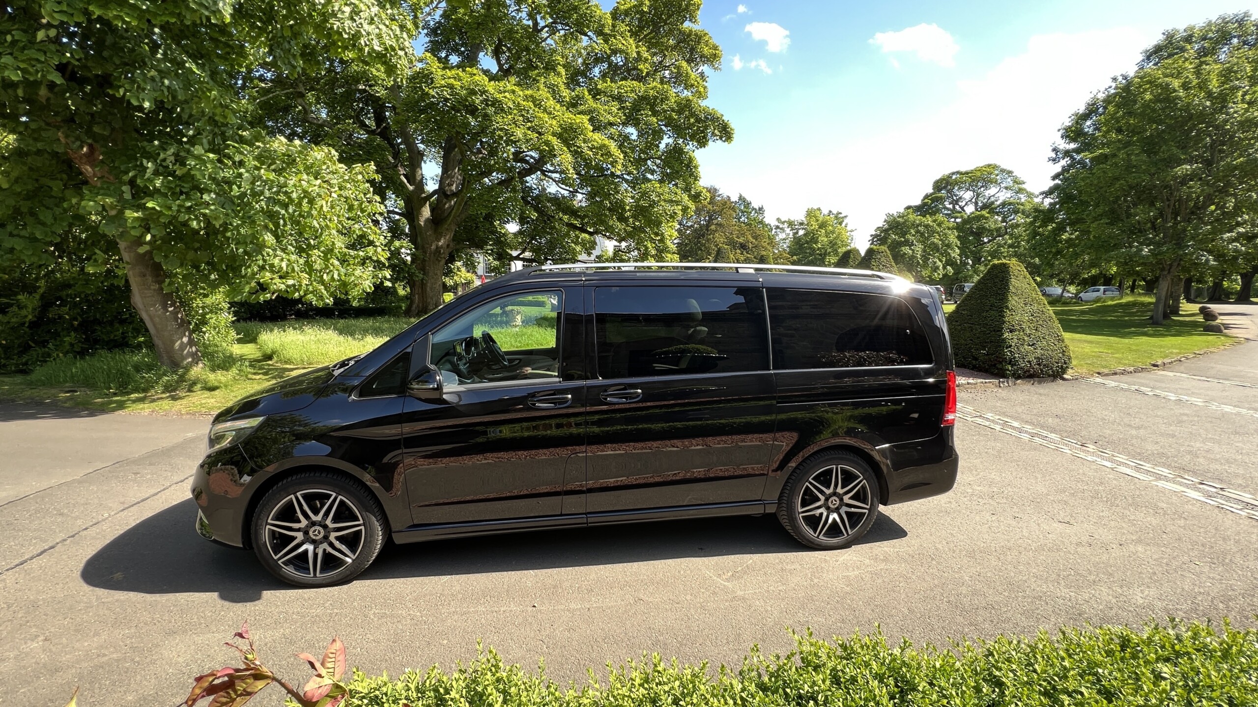 Tour van at Prestonfield House in Edinburgh