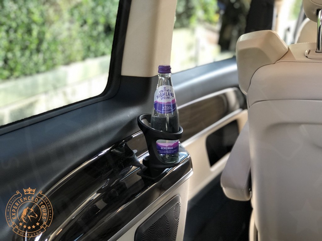 Water Bottle in Tour Van