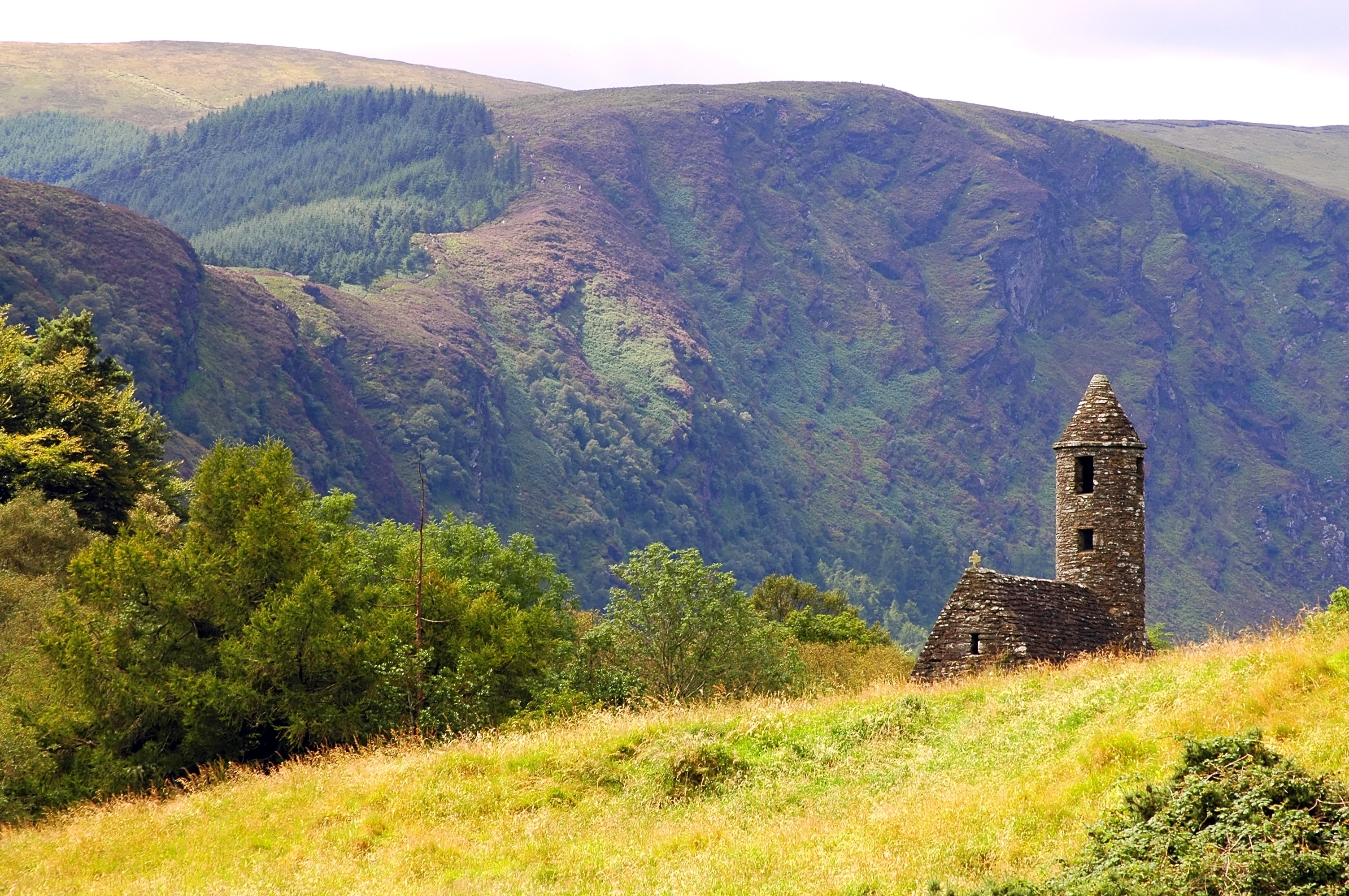 St Kevins Church, Glendalough in the Wicklow Mountains