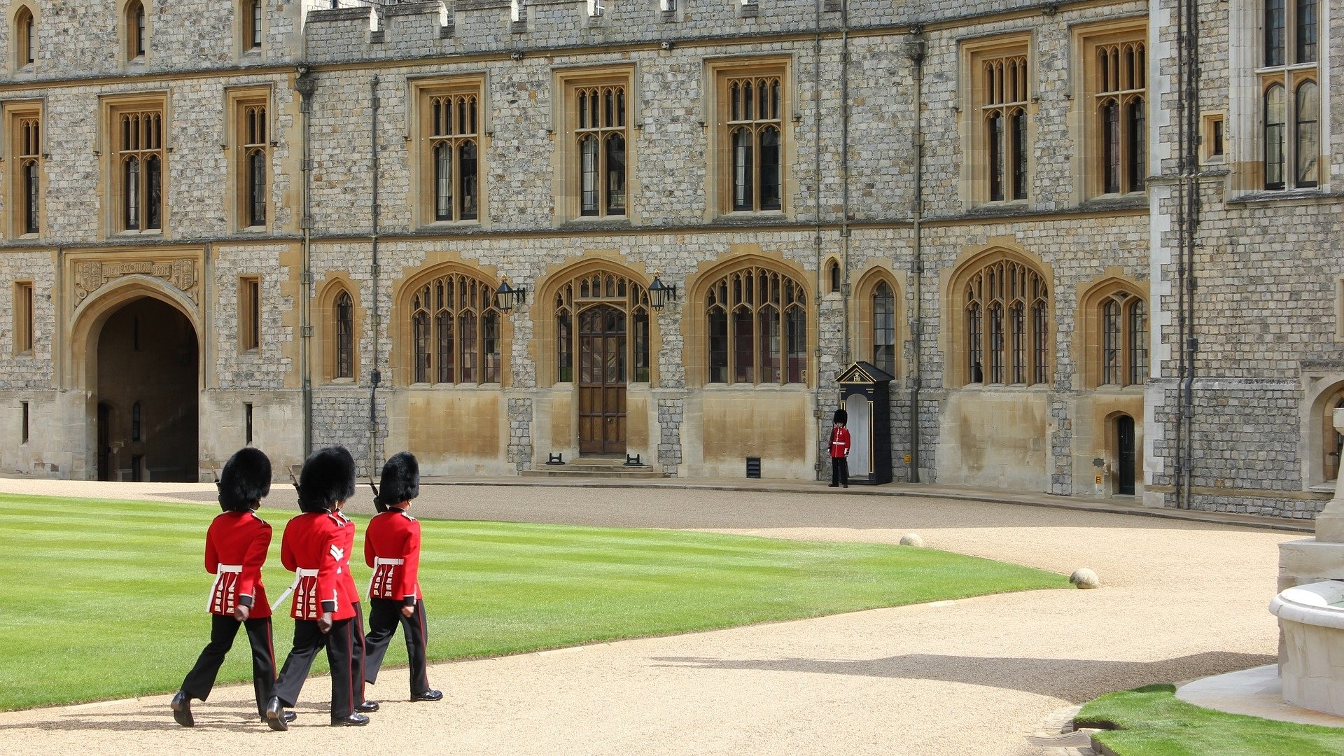 The Changing of the Guard at Windsor Castle